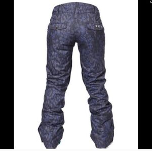 Roxy Women's Blue Patterned Snowboarding Pants